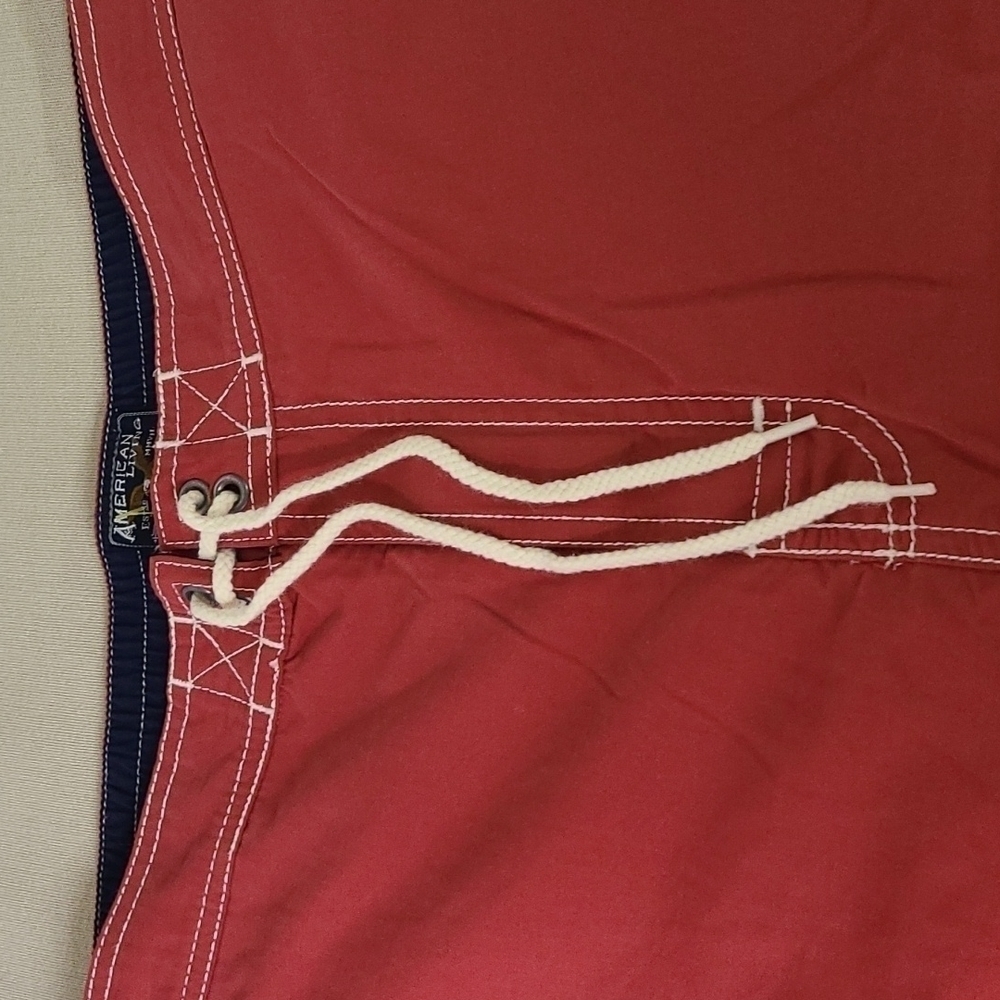 Swim Shorts American Living Size XL NWT Faded Red Color - Picture 2 of 6